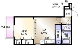 リオヴェール彩都の物件間取画像